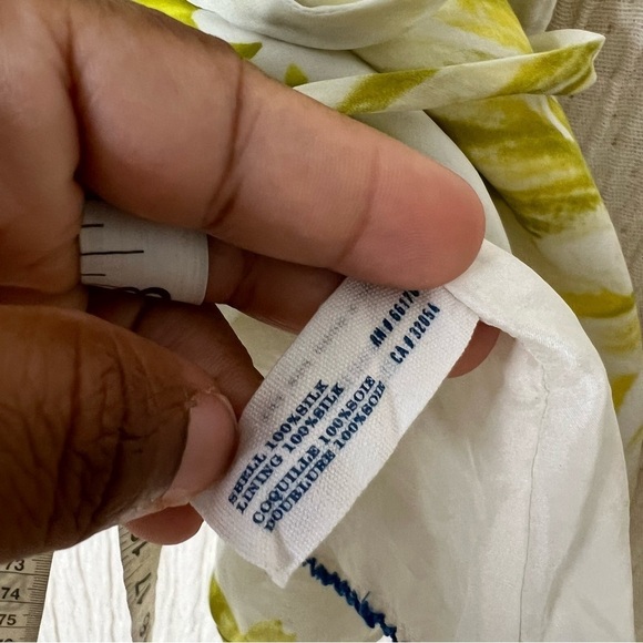 Leifsdottir Anthropologie 100% Silk Floral Tank 2 - Picture 5 of 5